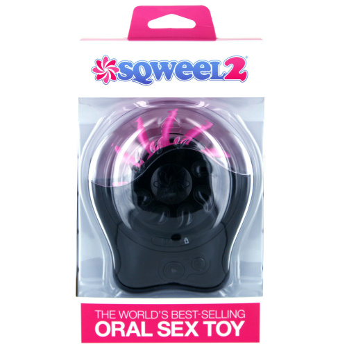 Sqweel 2 Oral Sex Toy симулятор орального секса для женщин, 12.7 см (чёрный)